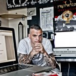 Philipp Burger von Frei.wild im Studio Brixen Foto: Marcus Liprecht / Pressure-Magazine.de