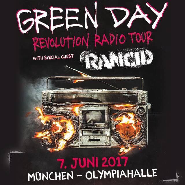 GreenDayRancidLiveinMünchenam.Juni