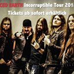 Iced Earth Tour konzertkarten Tickets Konzerte 2018