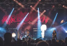 Band Airborne auf dem Rock am Stück 2019 Festival Foto: Marcus Sielaff