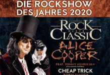 Rock meets Classic Tour 2020 startet - Top-Act Alice Cooper