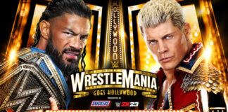 WrestleMania 39 - Roman Reigns vs. Cody Rhodes Credit: WWE.com