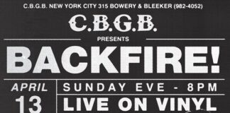 Backfire! - Live at CBGB von Backfire! - CD (Jewelcase