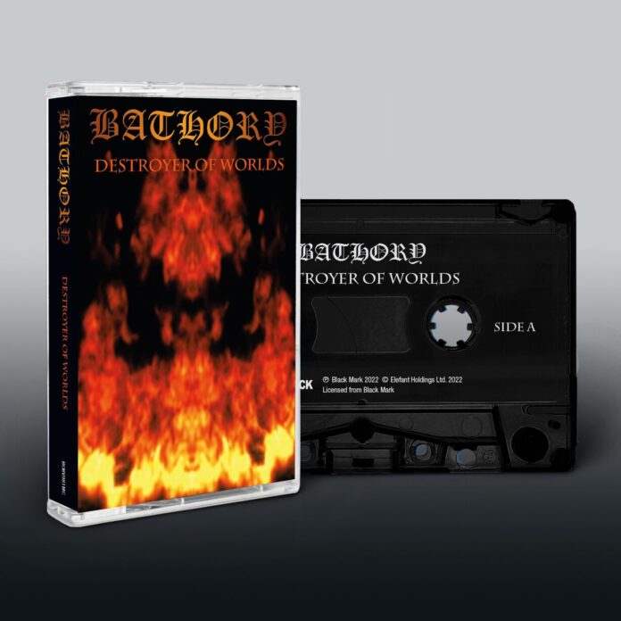 Bathory - Destroyer of worlds von Bathory - MC (Standard) Bildquelle: EMP.de / Bathory