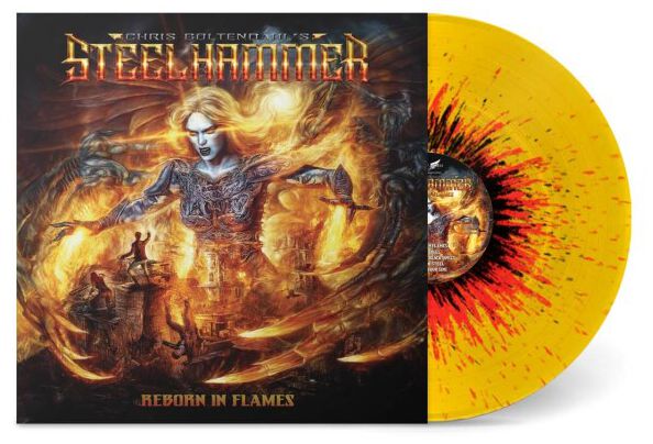 Chris Bohltendahl's Steelhammer - Reborn in flames von Chris Bohltendahl's Steelhammer - LP (Coloured