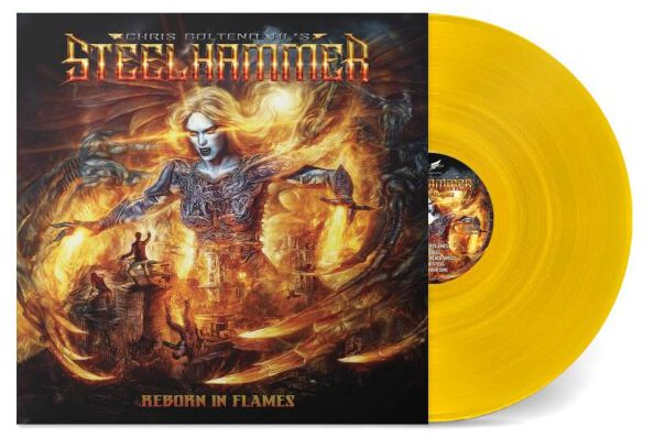 Chris Bohltendahl's Steelhammer - Reborn in flames von Chris Bohltendahl's Steelhammer - LP (Coloured