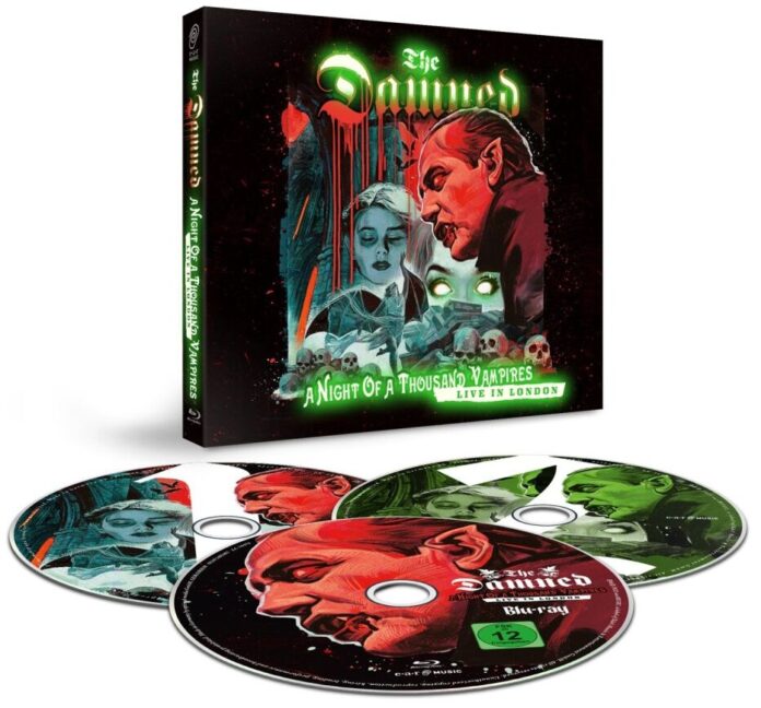 The Damned - A night of a thousand vampires von The Damned - 2-CD & Blu-ray (Digipak) Bildquelle: EMP.de / The Damned The Damned - A night of a thousand vampires von The Damned - 2-CD & Blu-ray (Digipak) Bildquelle: EMP.de / The Damned