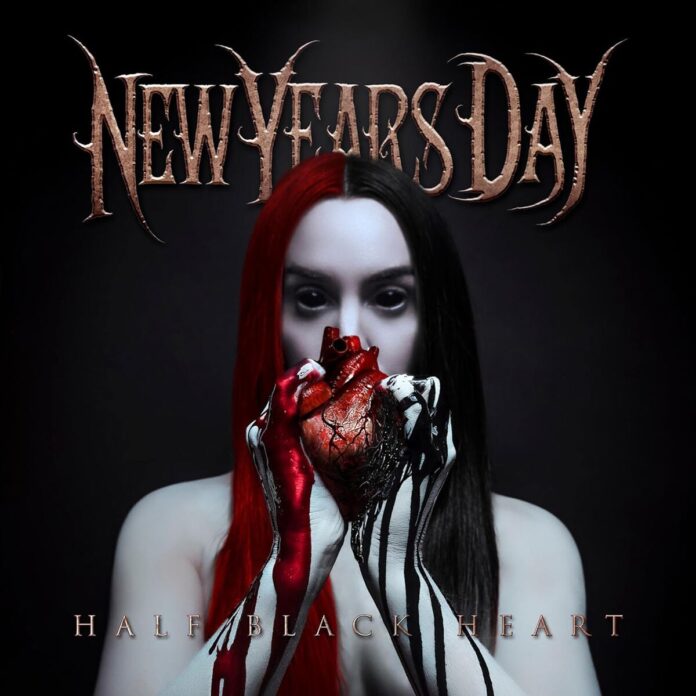New Years Day - Half black heart von New Years Day - LP (Coloured