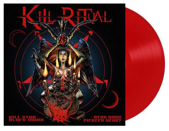 Kill Ritual - Kill star black mark dead hand pierced heart von Kill Ritual - LP (Coloured