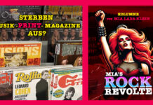 In „Mia's Rock Revolte“ hinterfragt Mia, ob Printmagazine in der digitalen Musiklandschaft noch relevant sind.