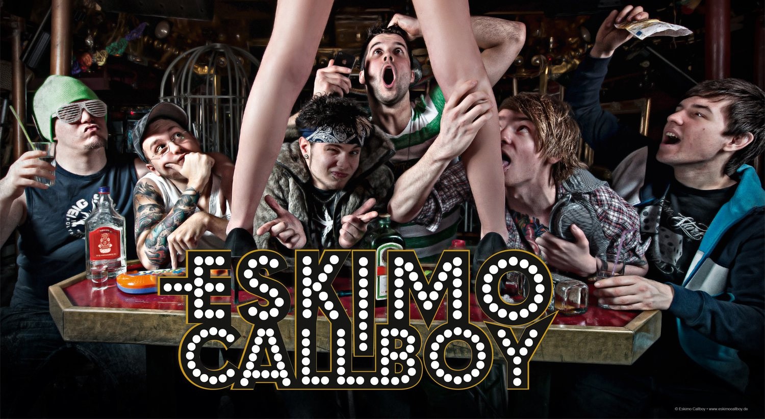 Eskimo Callboay Metalcore Band mit Bachelorette David Friedrich