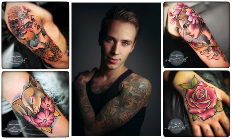 Frank Danisch Tattoo Nachwuchskünstler Tempel München Interview Pressure Magazine November 2017